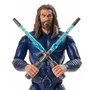 Boneco Aquaman Ataque Duplo Com Luz E Som Sunny