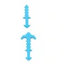 Boneco Authentic Games Chaveiro 8 cm com Ferramentas Algazarra
