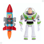 Boneco Buzz Lightyear Com Som Foguete de Resgate Toy Story Mattel