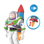 Boneco Buzz Lightyear Com Som Foguete de Resgate Toy Story Mattel