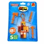 Boneco Geleia Chaveiro 8 cm com Ferramentas Algazarra