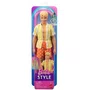 Boneco Ken Fashionista Loiro com Camisa Listrada #252 Mattel