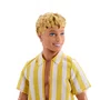 Boneco Ken Fashionista Loiro com Camisa Listrada #252 Mattel