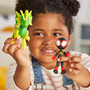Boneco Spidey Miles Morales e Electrosaurus Marvel Spidey And His Amazing Friends Hasbro