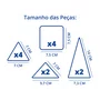 Brincando de Engenheiro Magnético 12 Peças Xalingo 
