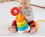 Brinquedo Para Bebês Pirâmide De Argolas Fisher Price Mattel