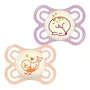 Chupeta de Silicone Perfect Night 0 a 6 meses Embalagem Dupla Rosa MAM
