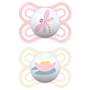 Chupeta Perfect 0-6m Embalagem Dupla Rosa MAM