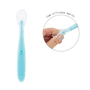 Colher Anatômica em Silicone Azul Buba