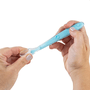 Colher Anatômica em Silicone Azul Buba