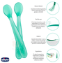Colher De Silicone Verde +6M Chicco 