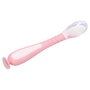 Colher Flexível em Silicone Rosa Buba 