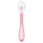 Colher Flexível em Silicone Rosa Buba 