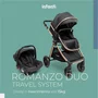 Combo Carrinho Travel System Duo Infanti Preto Bronze e Bebê Conforto Zion Dorel 