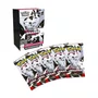 Combo de Pacotes Booster EV Fogo Branco Pokémon 108 Cartas Copag