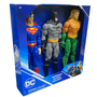 Conjunto 3 Bonecos Heróis Superman Batman Aquaman Sunny