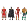 Conjunto 4 Bonecos de 30cm Batman Flash Shazam e Aquaman Sunny