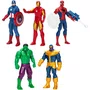 Conjunto 5 Figuras Marvel Vingadores Hasbro 