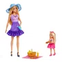 Conjunto Boneca Barbie Malibu e Chelsea Family & Friends Mattel