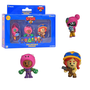 Conjunto com 3 Mini Figuras Jessie Brawl Stars Multikids