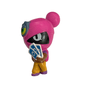 Conjunto com 3 Mini Figuras Jessie Brawl Stars Multikids