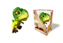 Dinossauro T-Rex Jurasssic World Explorers Baby Dinos Pupee
