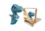 Dinossauro Velociraptor Blue Jurassic World Baby Dinos Pupee