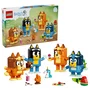 Família da Bluey Construída com Peças Lego Bluey 