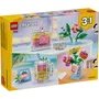 Frasco de Perfume com Decoração Floral Lego Creator 3 em 1