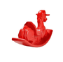 Gangorra Cavalinho com Som Vermelho Xalingo