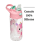 Garrafinha Tritan Zoo Unicórnio 450 ML Buba