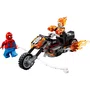 Homem Aranha VS Motoqueiro Fantasma Lego Marvel