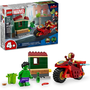 Homem de Ferro com Motocicleta e o Hulk Lego Marvel