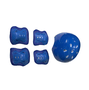 Kit de Proteção Infantil Com Capacete Azul Turma da Aventura Unitoys 