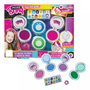 Kit Mechas Coloridas e Adesivo de Unha Polibrinq