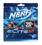 Kit Refil 20 Dardos Elite Nerf 2.0 Hasbro