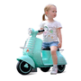 Lambreta Elétrica 6V Turquesa Bandeirante