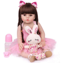 Laura Baby Boneca Bebê Reborn Gabriela Shiny Toys
