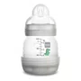 Mamadeira Easy Start Anticólica Cinza Embalagem Dupla 130 ML e 260 ML MAM