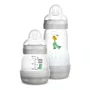 Mamadeira Easy Start Anticólica Cinza Embalagem Dupla 130 ML e 260 ML MAM