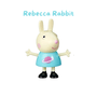 Melhores Amigos Peppa Pig Rebecca Rabbit e Danny Dog Hasbro