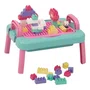 Mesinha Mercoblocks Charmosa 64 Peças Mercotoys Brinquedos 