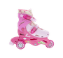 Meu 1º Patins Ajustável e Acessórios Rosa 30/33 Fêlix 