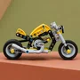 Motocicleta Amarela Lego Technic 