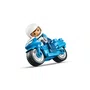 Motocicleta da Polícia Azul Lego Duplo