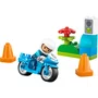 Motocicleta da Polícia Azul Lego Duplo