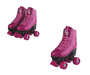 Patins Roller Skate Infantil Ajustável Rosa  31/34 Fênix Brinquedos