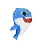 Pelúcia Baby Shark 30cm Daddy Shark Azul com Sons Sunny