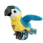 Pelúcia Interativa Happy Yappers Papagaio Azul Multikids
