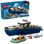 Perseguição com Barco da Polícia Lego City 